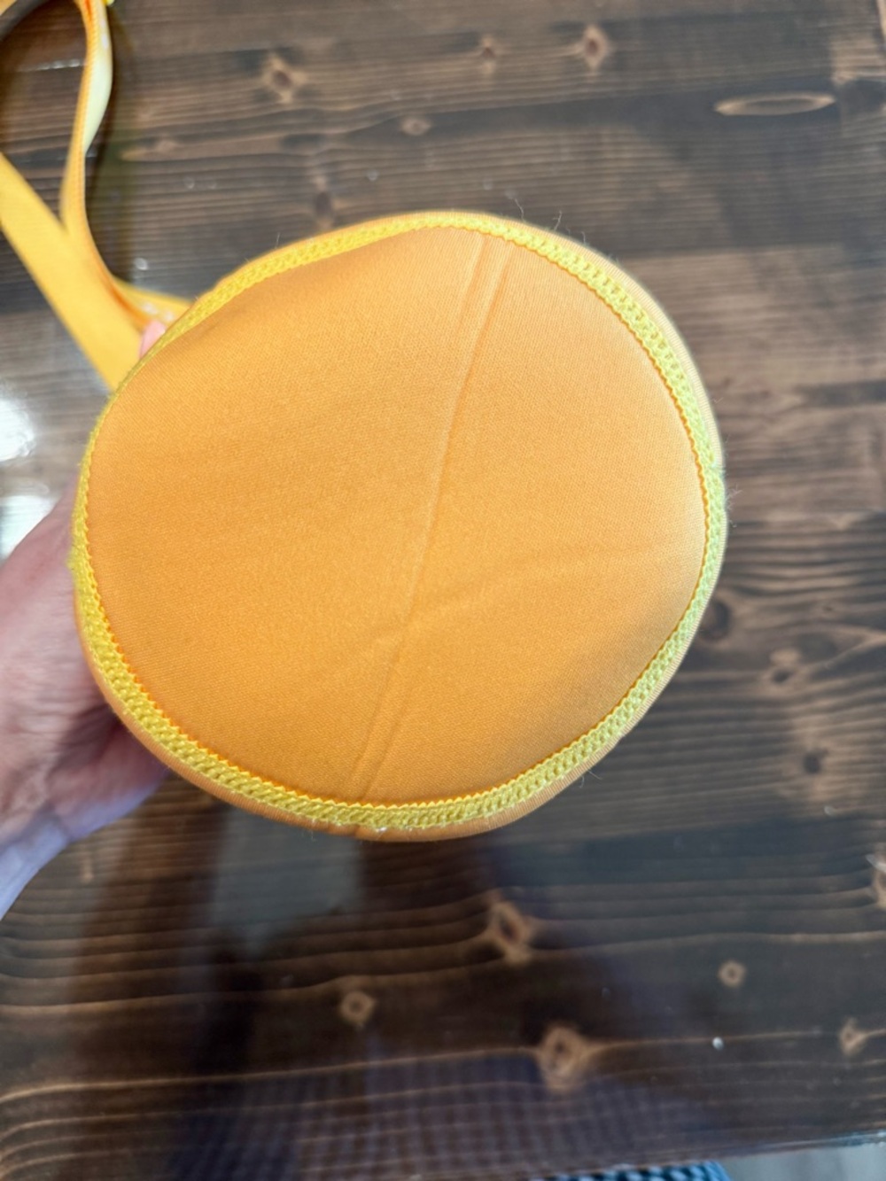 HydroJug Yellow & Pink Neoprene Crossbody Bottle Sling - Picture 3 of 4